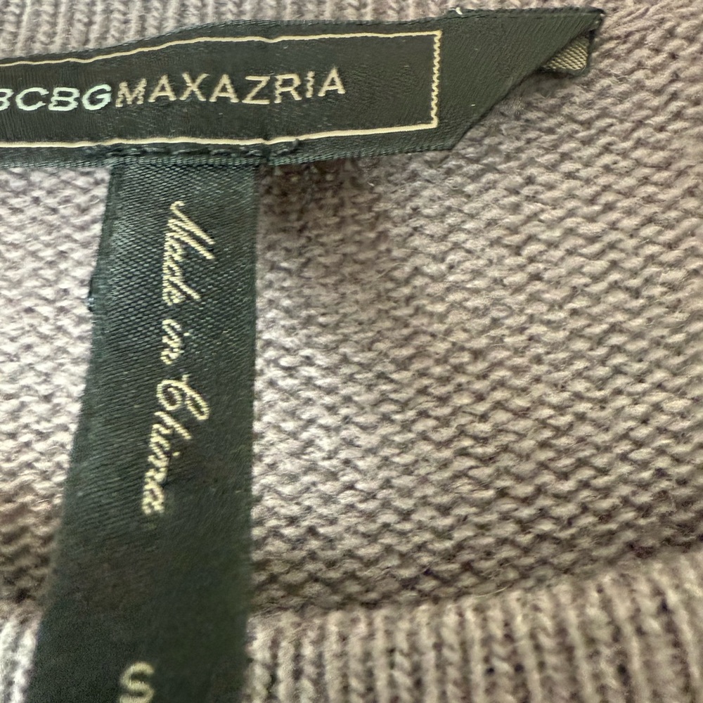 BCBGMaxAzria Lavender Peplum Knit Top - Picture 5 of 5